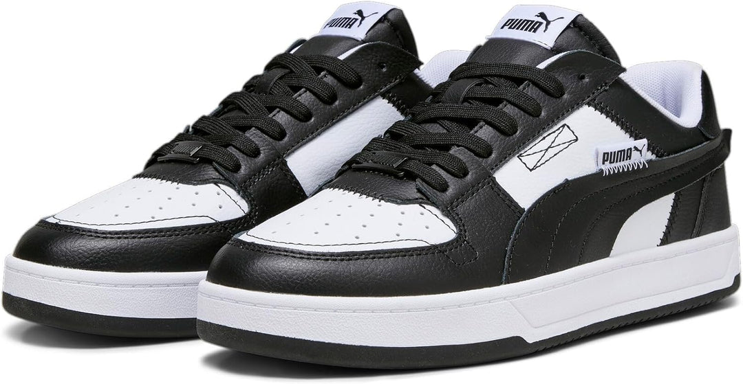 PUMA Unisex Caven 2.0 WIP Sneaker 37 EU Puma White Puma Black, 37 EU Puma White Puma Black