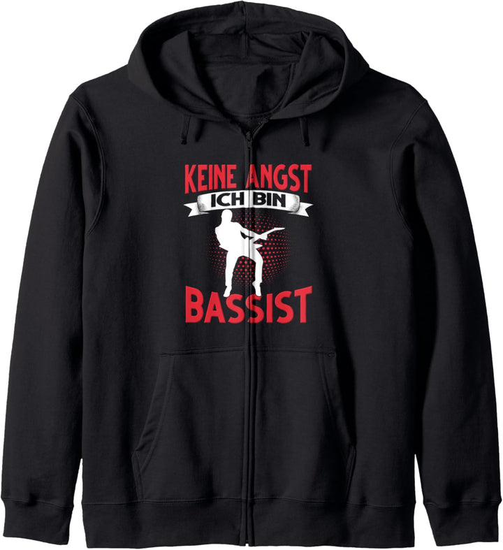 Bass Gitarre Gitarrist Bass Musiker Musik Bassist Kapuzenjacke