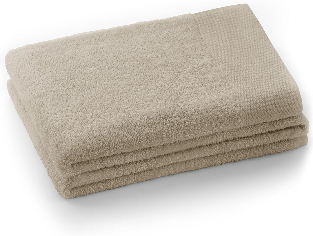 AmeliaHome Handtuch Set Beige 4 Gästetücher 30x50 cm 4 Handtücher 50x100 cm und 2 Duschtücher 70x140
