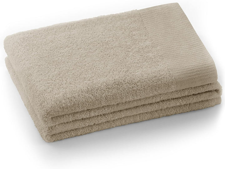 AmeliaHome Handtuch Set Beige 4 Gästetücher 30x50 cm 4 Handtücher 50x100 cm und 2 Duschtücher 70x140