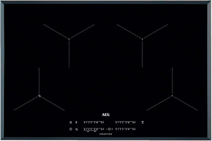 AEG IAE84431FB Unterputz Induktion, Schwarz 80 cm / 4 Zonen, 80 cm / 4 Zonen