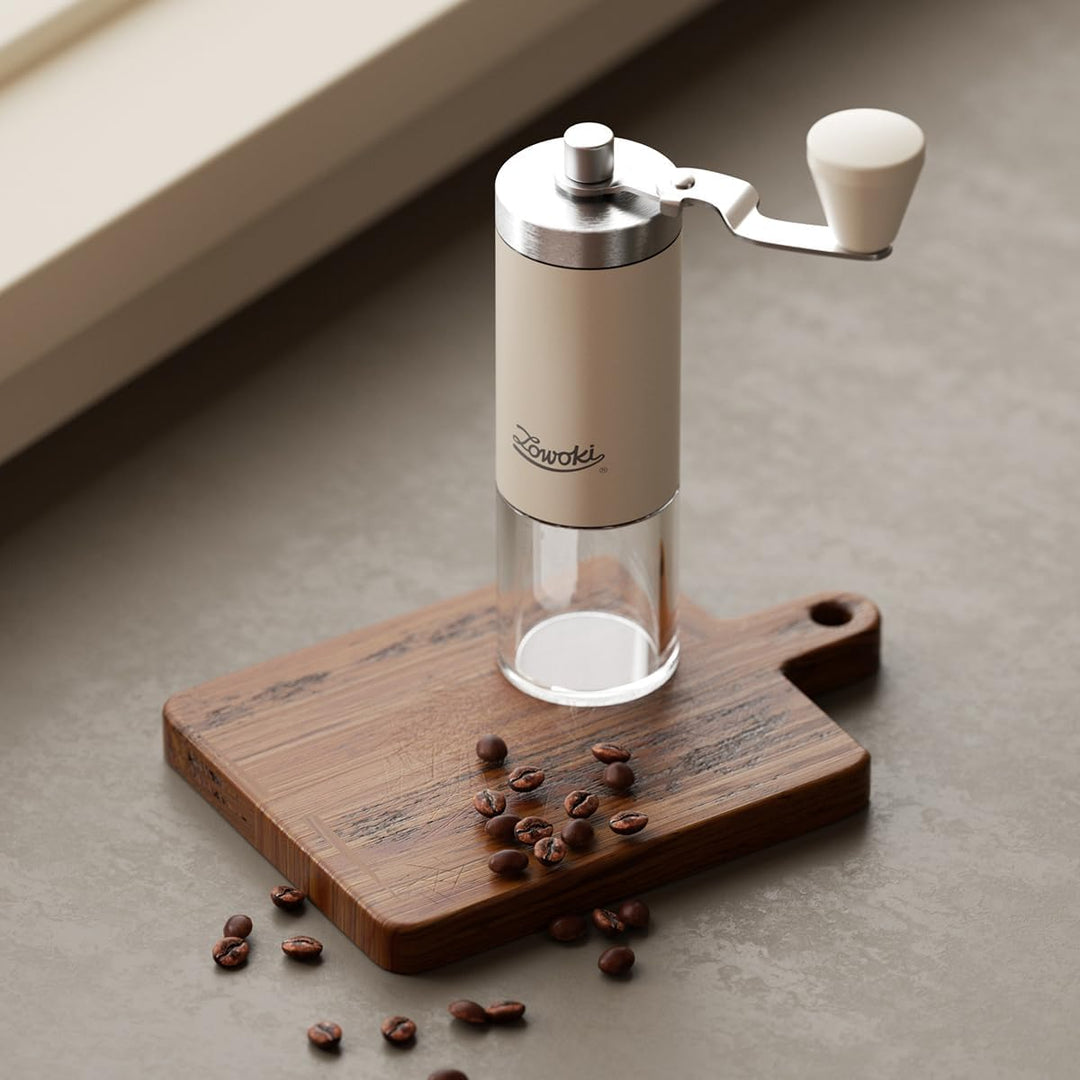 Manuelle Kaffeemühle – verstellbares Mahlwerk, ultra-tragbares Design für Camping, Reisen und Heimge