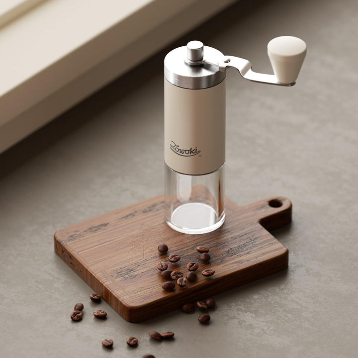 Manuelle Kaffeemühle, verstellbares Mahlwerk, ultra-tragbares Design für Camping, Reisen und Zuhause