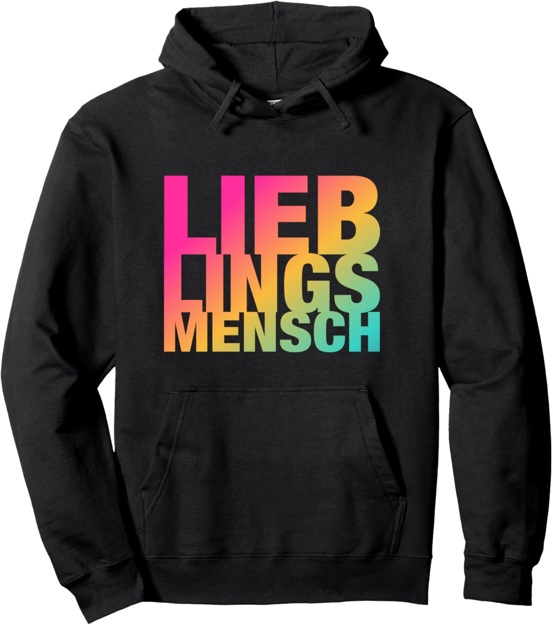 Schönes Motiv für deinen Lieblingsmenschen: LIEBLINGSMENSCH Pullover Hoodie