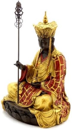 Kunst & Ambiente - Handbemalter Bronze Buddha - signiert von Milo - Buddha Figur - China Skulptur -