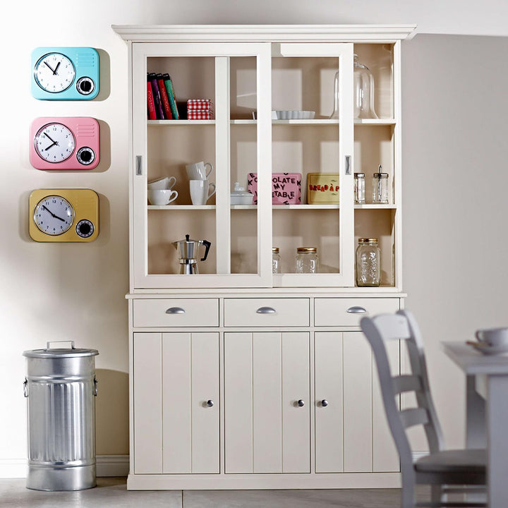BUTLERS Retro Mülltonne Oskar 40l Mülleimer mit Deckel und Tragegriffen | Küche Abfalleimer ideal al
