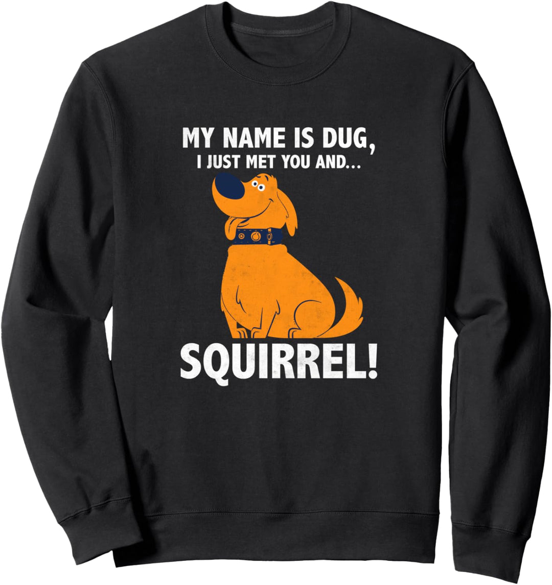 Disney Pixar Up My Name is Dug Squirrel Sweatshirt