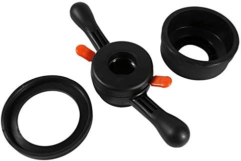 Schnellspannmutter Wuchtmaschine, Reifen Radausgleich Nabenflügelmutter 36/38/40mm 3/4mm Schwarz Sch