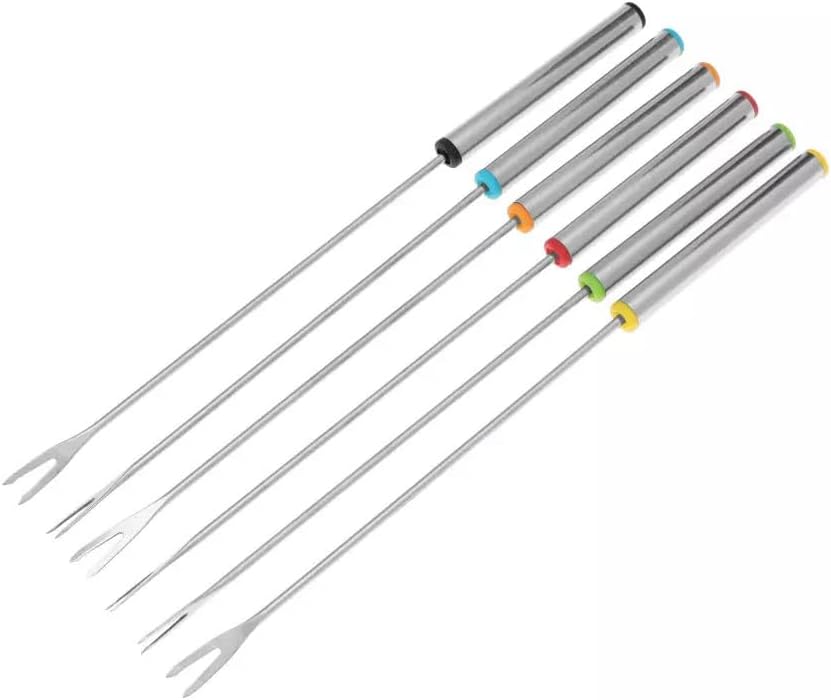 Gusseisen Fondue Set für 6 Personen mit 6 gabeln Kinghoff KH-1195 Masse: Ø17 x 10 cm