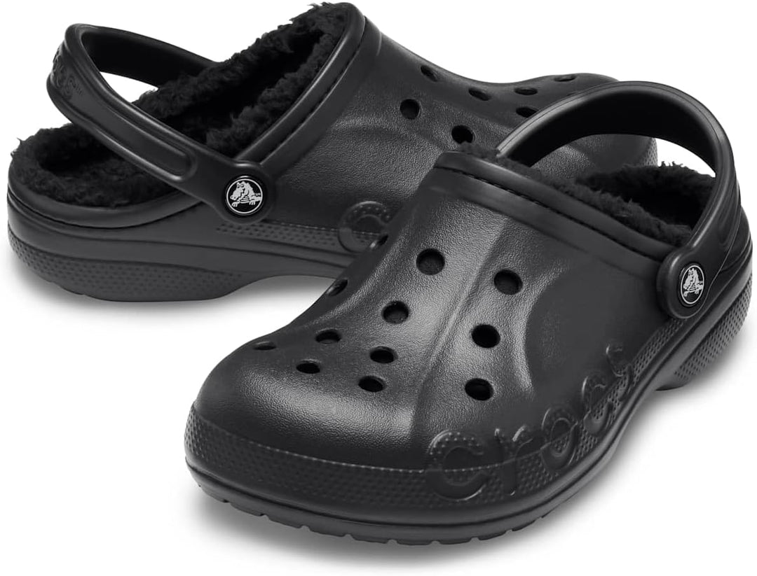 Crocs Unisex Baya Lined Clog 36/37 EU Schwarz, 36/37 EU Schwarz