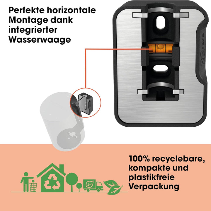 Vogel's SWM 4111 Wandhalterung | Exclusiv für Sonos ERA 100 Lautsprecher | Hochwertig und durchdacht