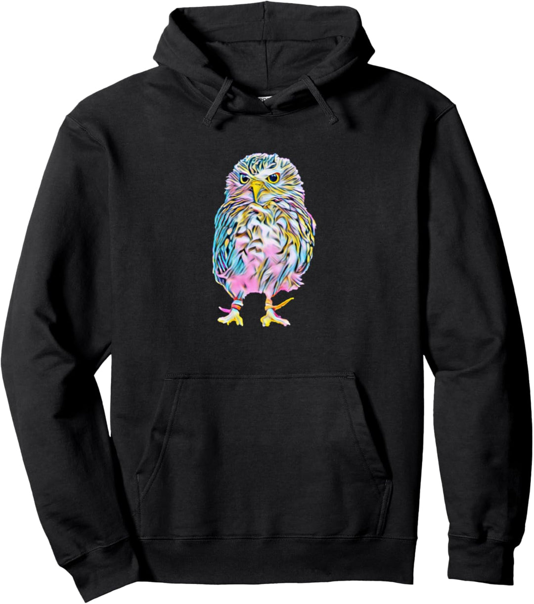 Eule Motiv Raubvogel Pullover Hoodie