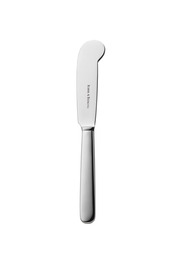 Robbe & Berking Atlantic Brillant Buttermesser mit Edelstahlklinge (18/8 Edelstahl), 18/8 Edelstahl