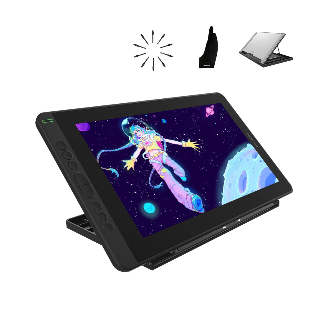 HUION Kamvas 13 Grafiktablett mit Display, Grafik-Zeichenmonitor mit voll laminiertem Bildschirm, Ne