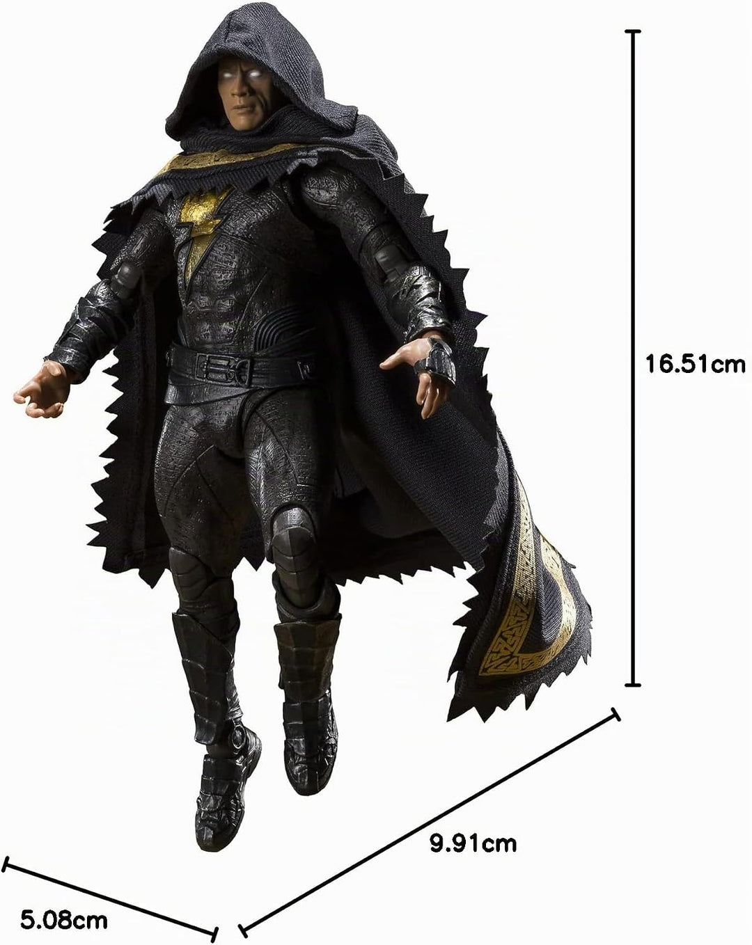 BANDAI Tamashii Nations Black Adam Figur S.H. Figuarts Black Adam 16 cm