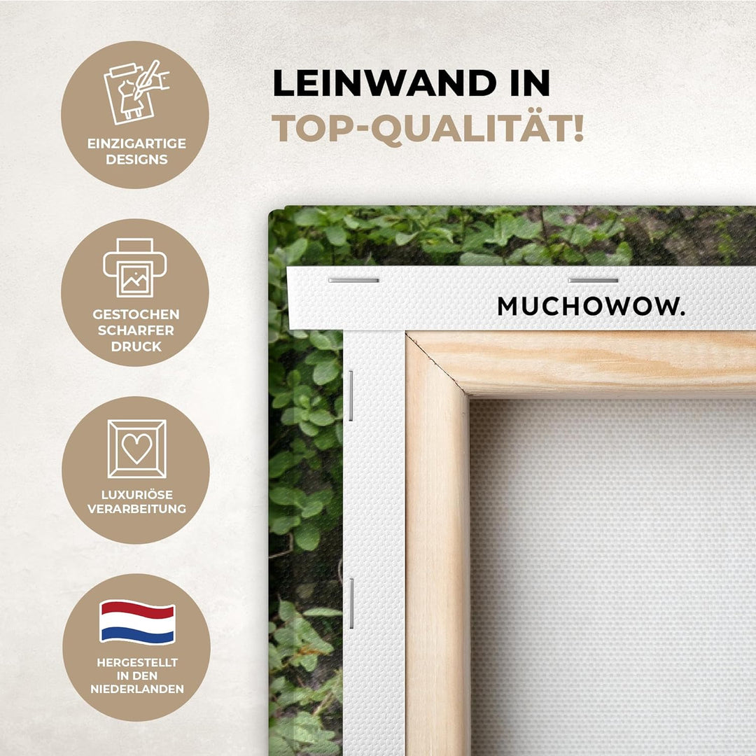 MuchoWow© Bilder Gross 120x80 cm XXL Wohnzimmer Deko Modern Wandbild Foto auf Leinwand Bild Schlafzi