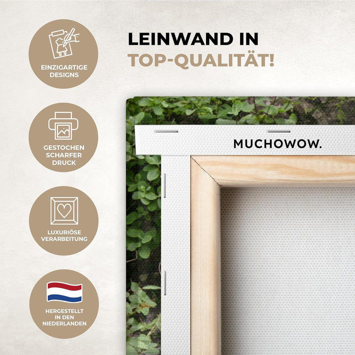 MuchoWow© Bilder Gross 120x80 cm XXL Wohnzimmer Deko Modern Wandbild Foto auf Leinwand Bild Schlafzi