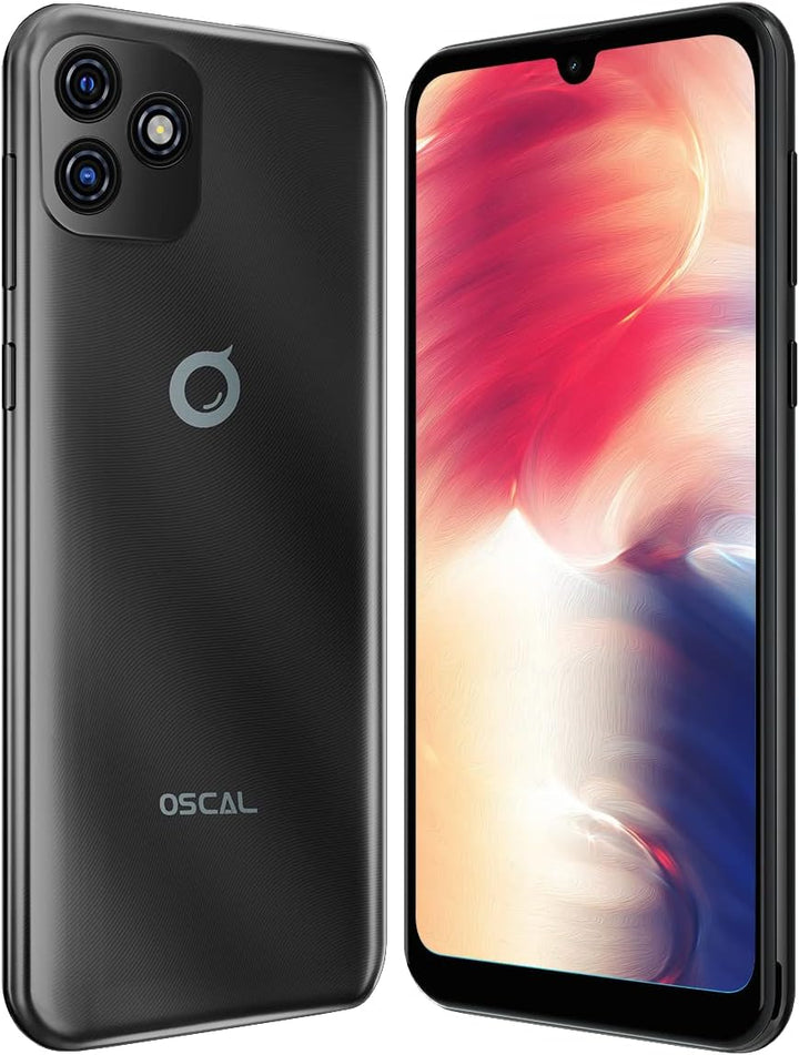 OSCAL C20 PRO Android 11 4G Smartphone Ohne Vertrag, Dual-SIM Handy, 6.08" HD+ Display, Unibody-Desi