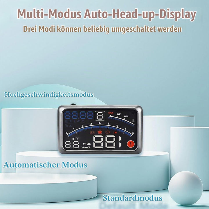 HUD Head Up Display OBD2, Universal HUD Headup Display Auto Für Auto Mit OBD II Port EUOBD Plug &amp; Pl