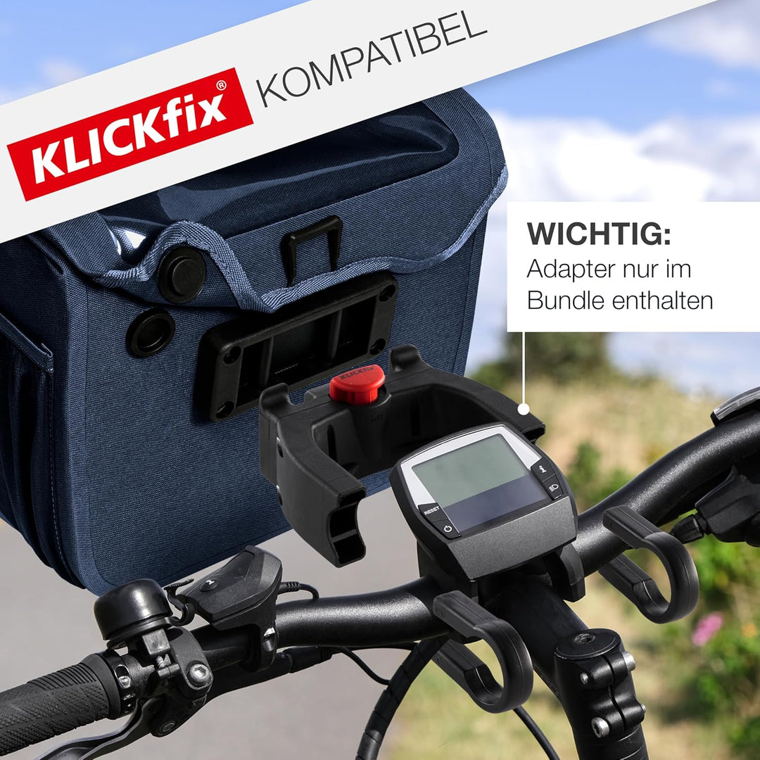 Valkental - Hochwertige &amp; Nachhaltige Lenkertasche mit 7L Volumen | wasserdichte Fahrradtasche Lenke
