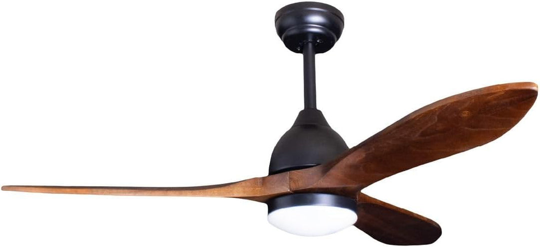Eclipse Deckenventilator mit Beleuchtung, Leise mit 6 Windstufen, App und Fernbedienung, Sommer und