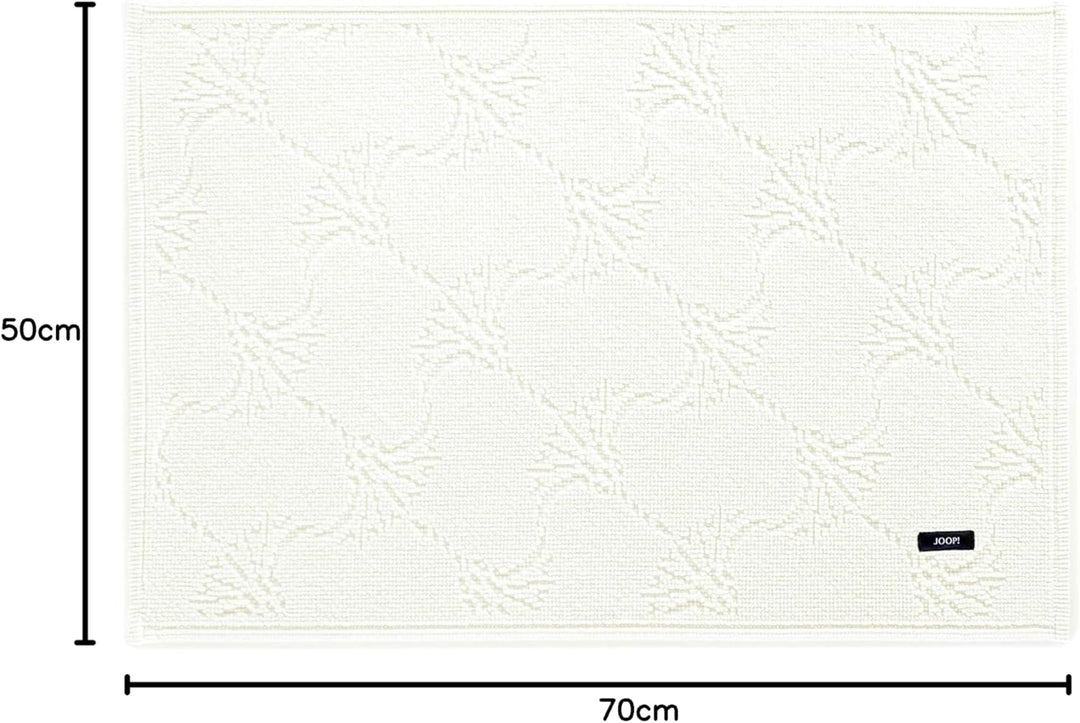 JOOP! Badteppich NEW CORNFLOWER 50 x 70 cm natur-jasmin
