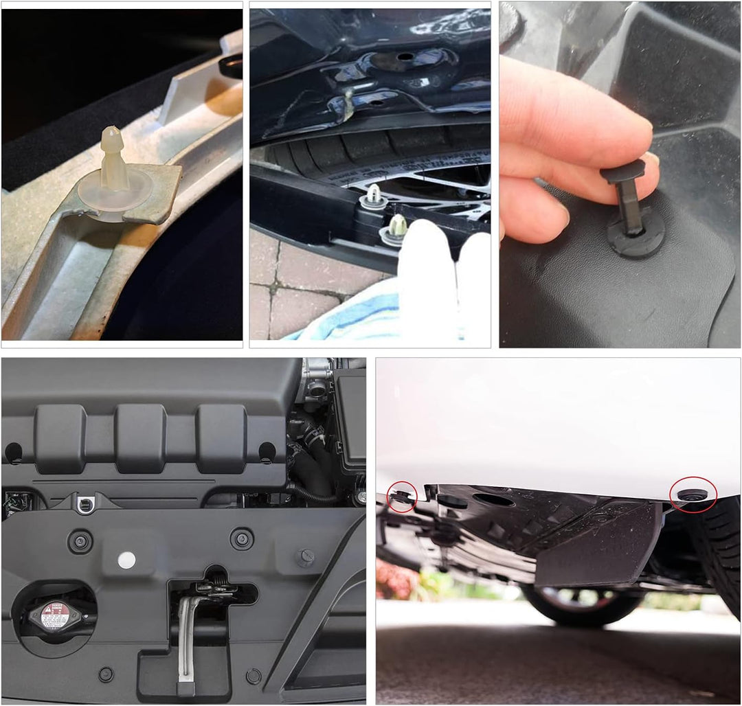 GOOACC 415 Stück Auto-Halterung Clips und Befestigungs-Entferner – 18 beliebteste Grössen Auto Push