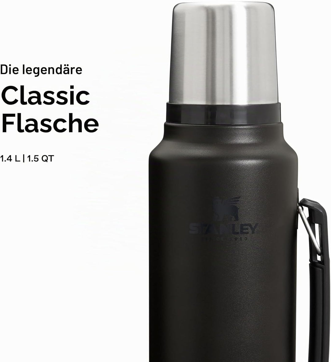 STANLEY 1913 Classic Legendary Thermosflasche 1.4L - Thermos Hält 40 Stunden Heiss Oder Kalt - Edels