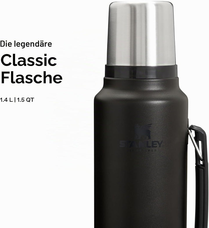 STANLEY 1913 Classic Legendary Thermosflasche 1.4L - Thermos Hält 40 Stunden Heiss Oder Kalt - Edels
