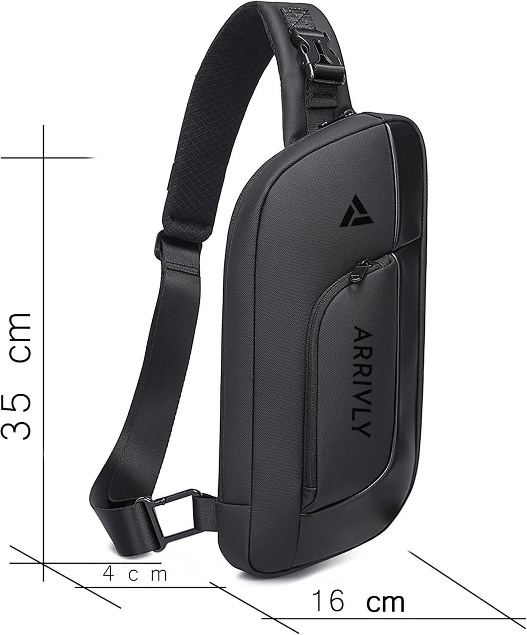 Arrivly Umhängetasche Damen und Herren Handtasche Crossbody Bag Männer Crossbag Schultertasche Brust