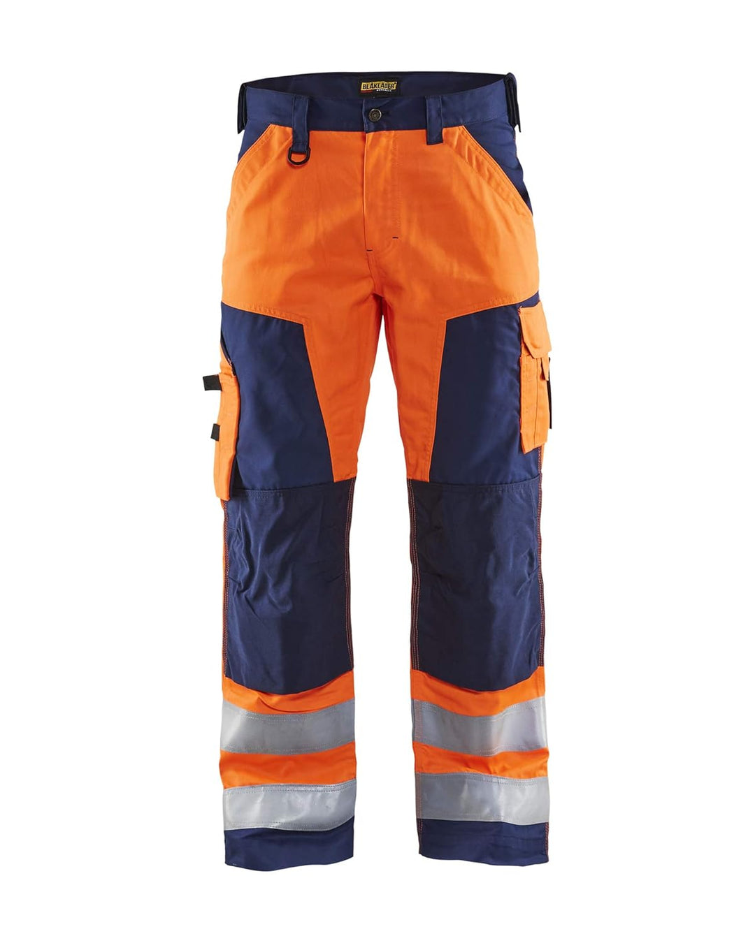 Blaklader 15661811 Hochwertige Arbeitshose Ohne Nageltaschen, Orange/Marineblau, grootte C50 C50 Ora