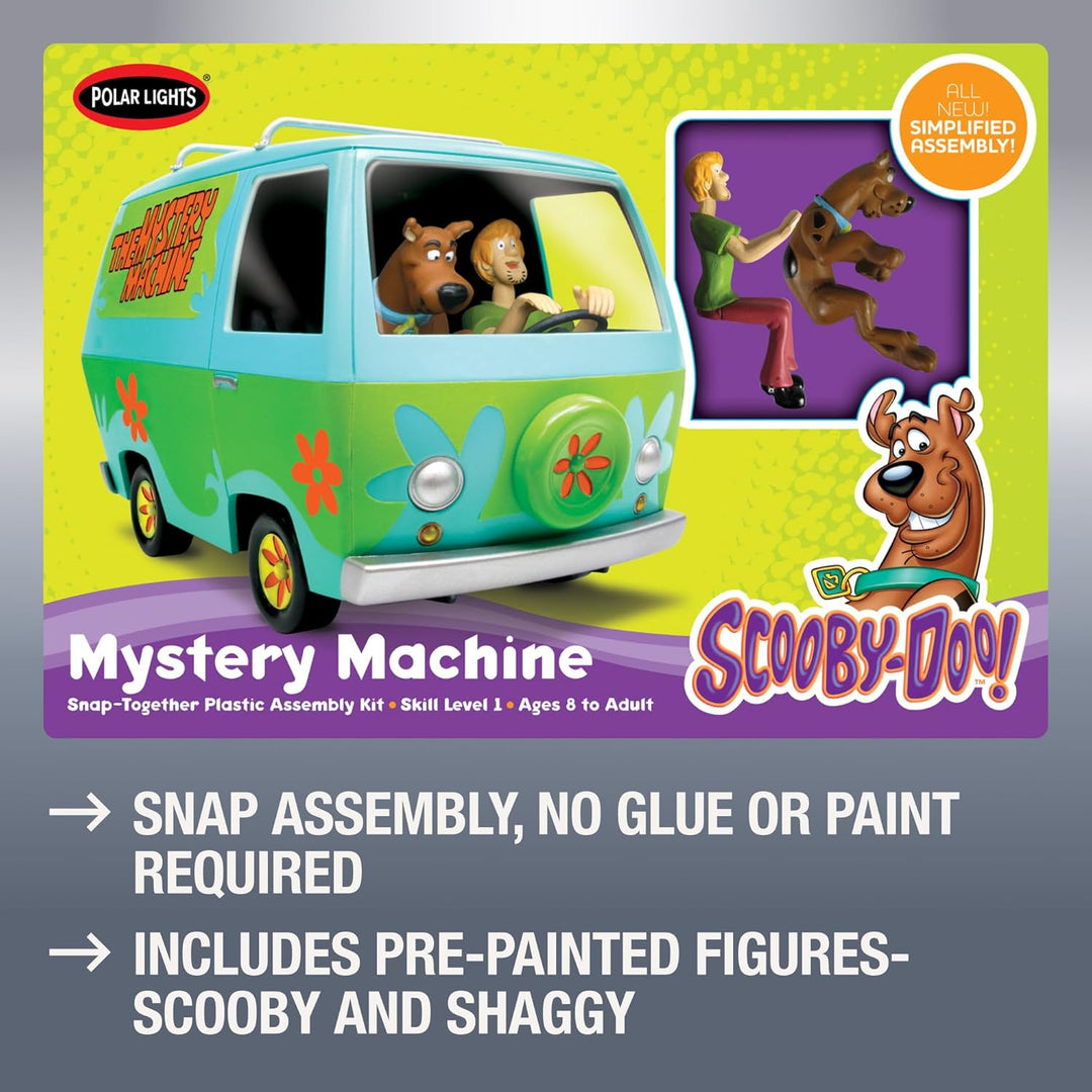 Polar Lights Scooby-Doo Mystery Machine Snap Together Modellbausatz