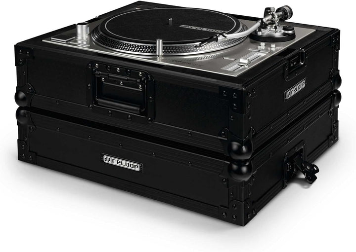 Reloop Premium Turntable Case - Plattenspieler Case mit Butterfly-Verschlüsse, robuste Konstruktion,
