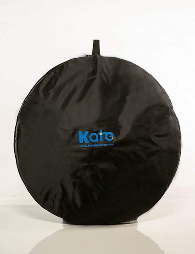 Kate Faltbarer Pop-Up Fotohintergrund Grau/Blau Doppelseitiger 2-in-1 Fotohintergrund für Fotostudio