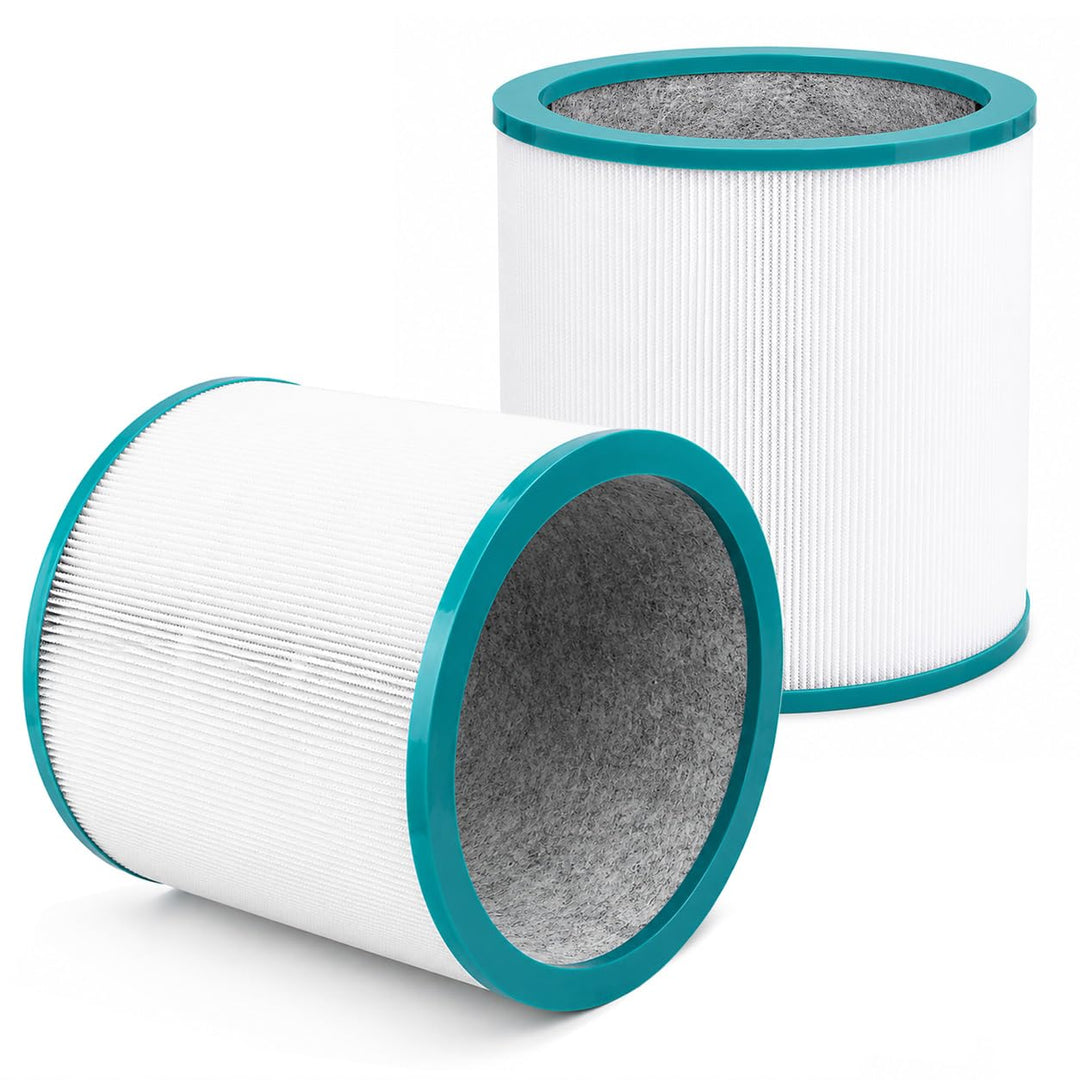 2 Lamellen-Hepa-Filter - Für Dyson TP00, TP03, AM11, TP02 kompatibel - Bestleistung beim Saugen