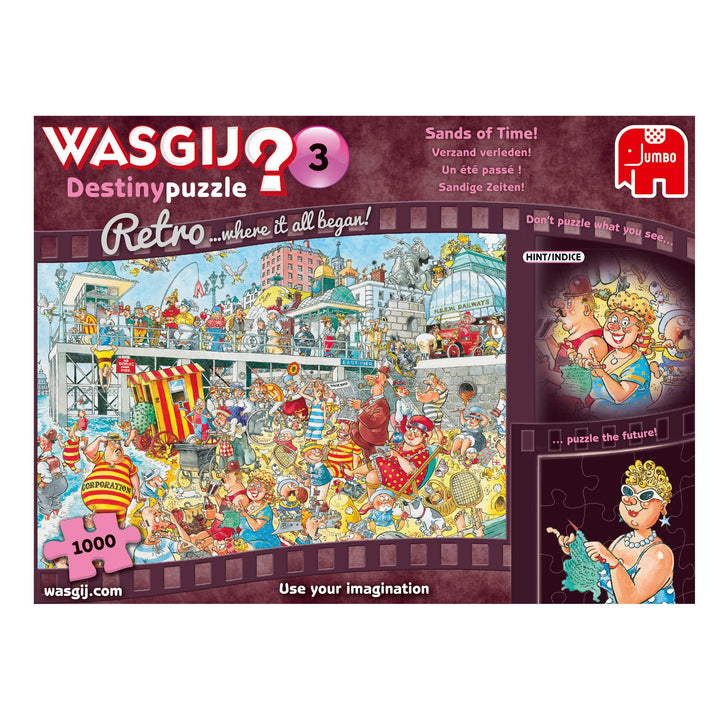 Jumbo Spiele JUM19169 - Wasgij Retro Destiny 3 Puzzle (1000 Teile)