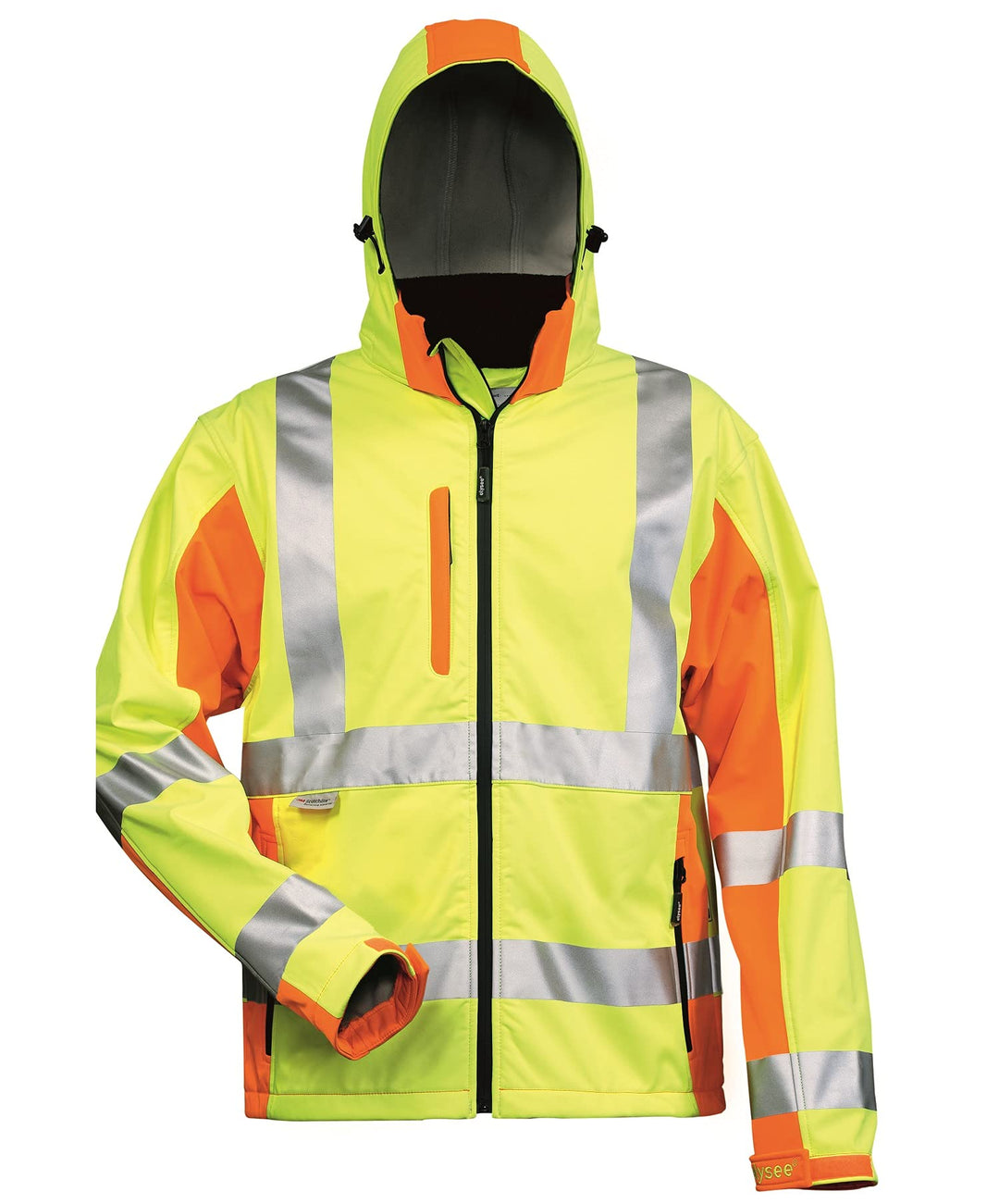 Elysee Warnschutz-Softshelljacke "Adam" Grösse, 1 Stück, M, gelb/orange, 22735-M, M