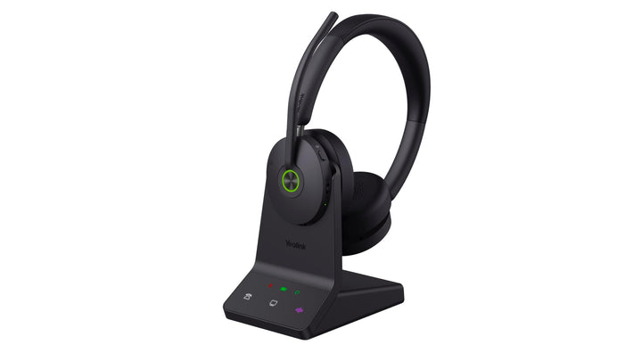 Yealink WH68 DECT & Bluetooth kabelloses Dual Headset | Unified Communication| mit Workstation WH68