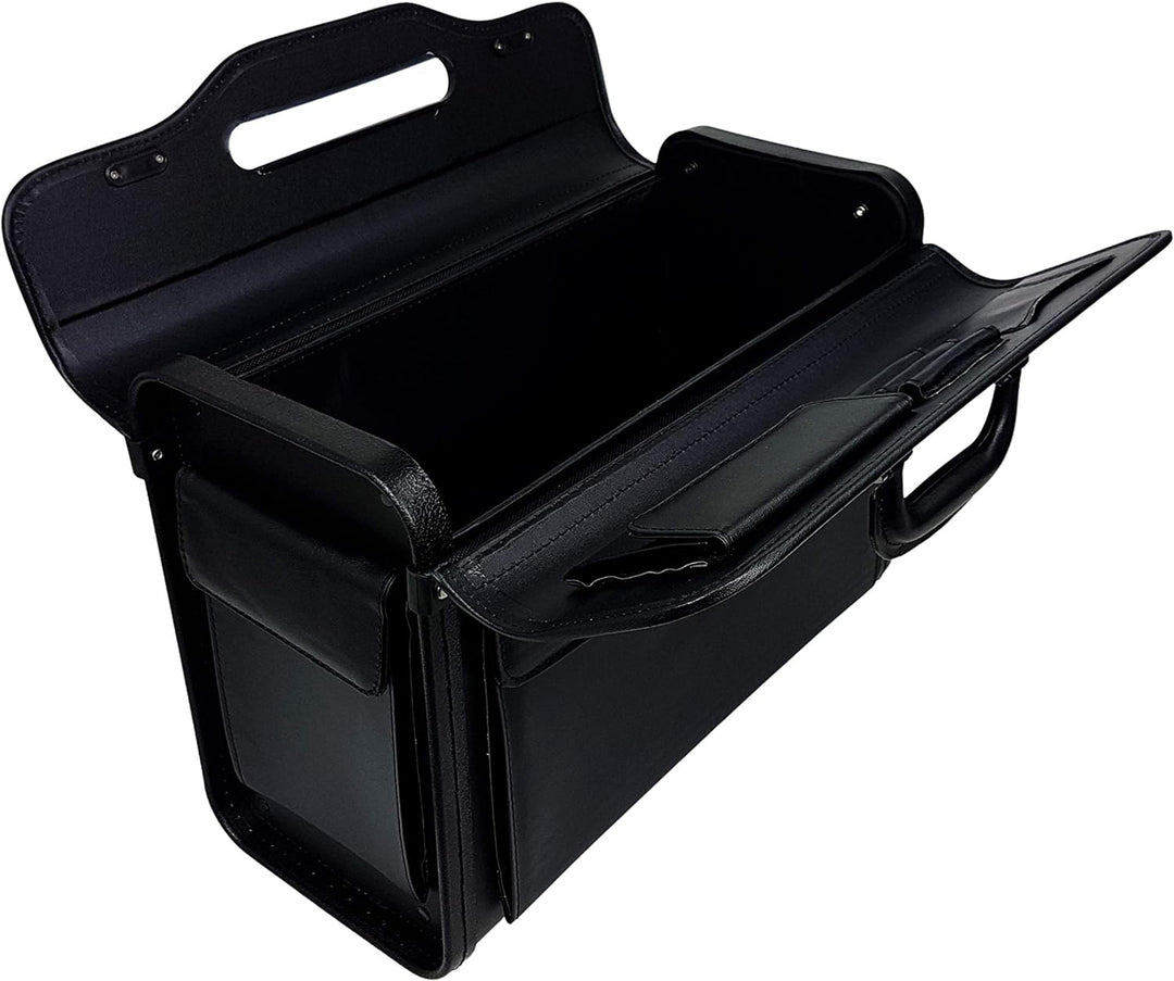 Gravidus Pilotenkoffer Business Trolley genügend Platz für Akten &amp; Laptop - Ideal für Business, Reis