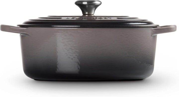 Le Creuset Signature Gusseisen-Bräter mit Deckel, Ø 29 cm, Oval, Für alle Herdarten und Induktion ge