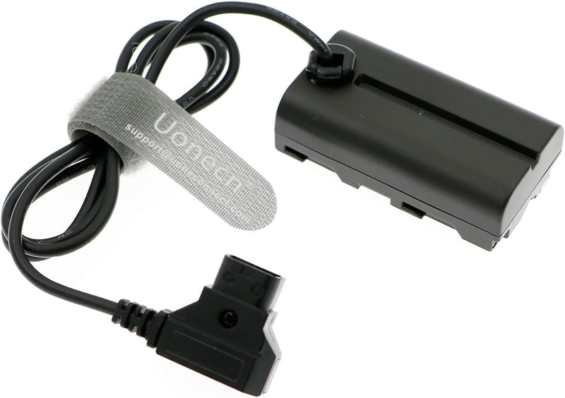 Uonecn D-Tap zu NP F550 Dummy Batterie Spulenkabel Stromkabel Adapter Kompatibel für Sony NP F550|F5