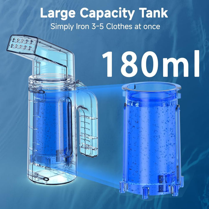 Steamer Dampfglätter, 30g/min Konstante Dampfleistung, 220ML Wassertank 20S Aufwärmzeit, Tragbarer S