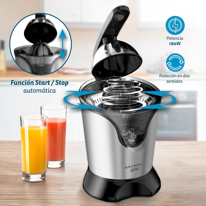 Grunkel XP-200 Pad Citrus Juicer Stainless Steel