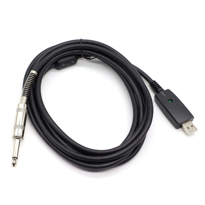 SiYear USB 2.0-Schnittstelle Stecker auf 6,35 mm (1/4 Zoll) TS-Mono-E-Gitarren-Konverterkabel, Studi