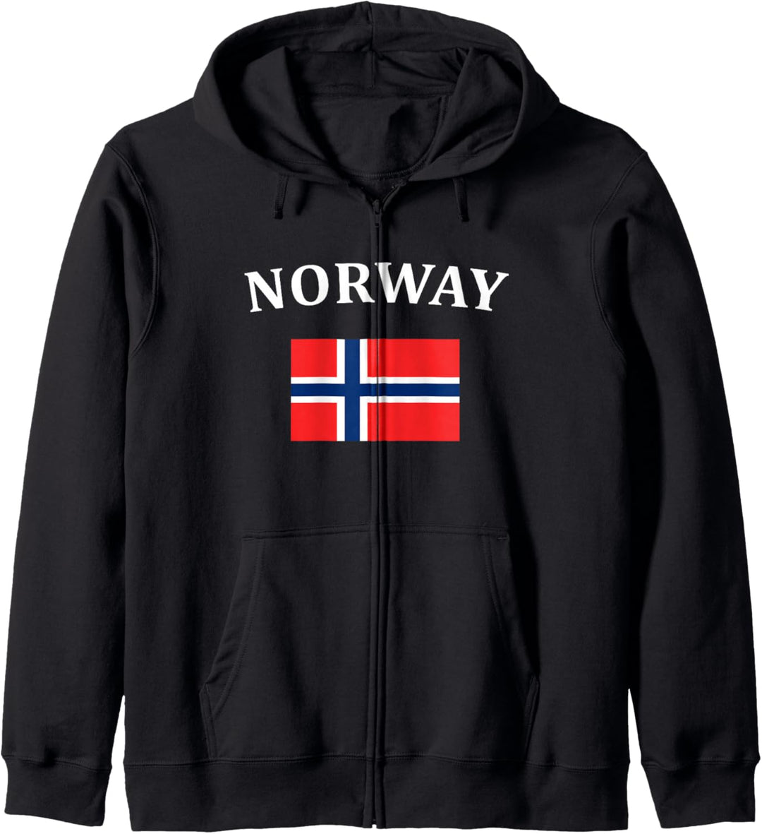 Norwegen Norwegische Flagge Kapuzenjacke