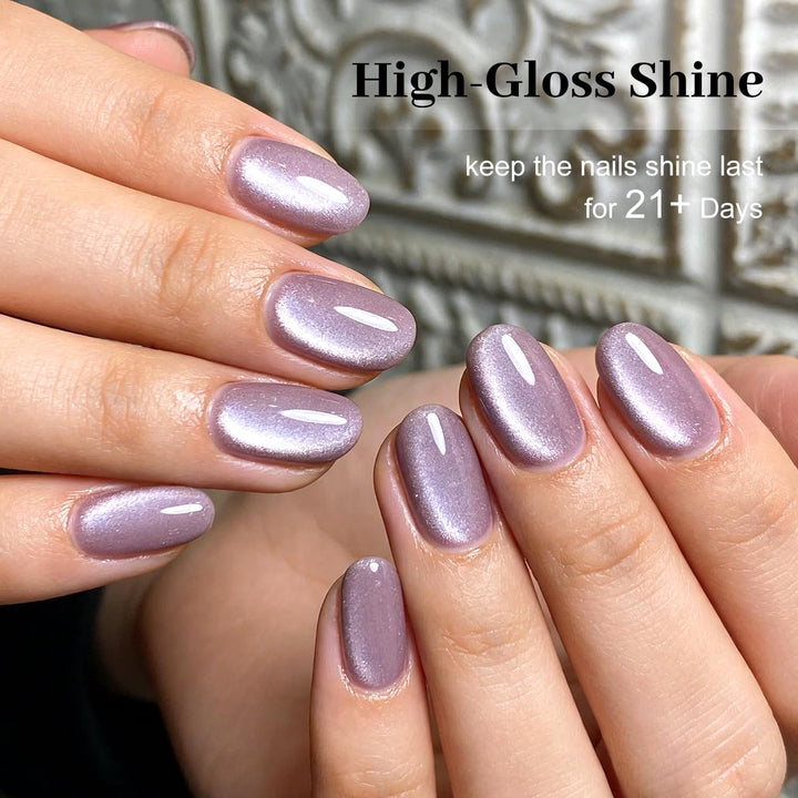 JODSONE Cat Eye Gel Nagellack-Set - 10 Farben mit Magnet Cat Eye Gel Nagellack Sparkling-CE, Sparkli