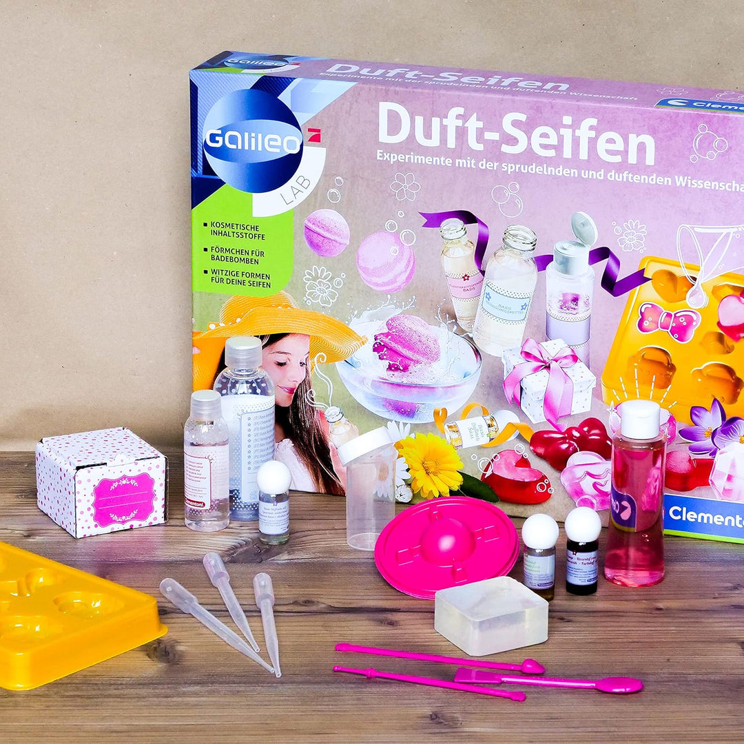 Clementoni Galileo Lab – Duft-Seifen, handgemachte Seifenstücke, duftende Kreationen zum Selbermache