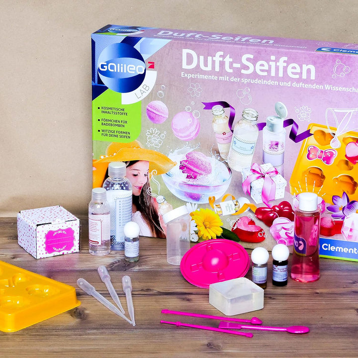 Clementoni Galileo Lab – Duft-Seifen, handgemachte Seifenstücke, duftende Kreationen zum Selbermache