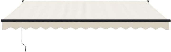 vidaXL Elektrische Markise mit Kurbel Creme 4,5x3 m 4.5 x 3 m Creme, 4.5 x 3 m Creme