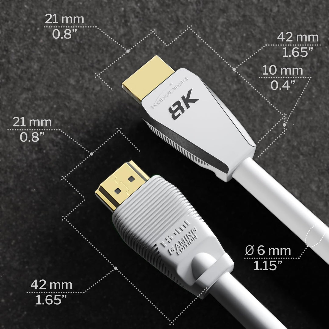 KabelDirekt – 10K &amp; 8K HDMI Kabel, HDMI 2.1 b, zertifizierte Ultra Edition für maximale Performance